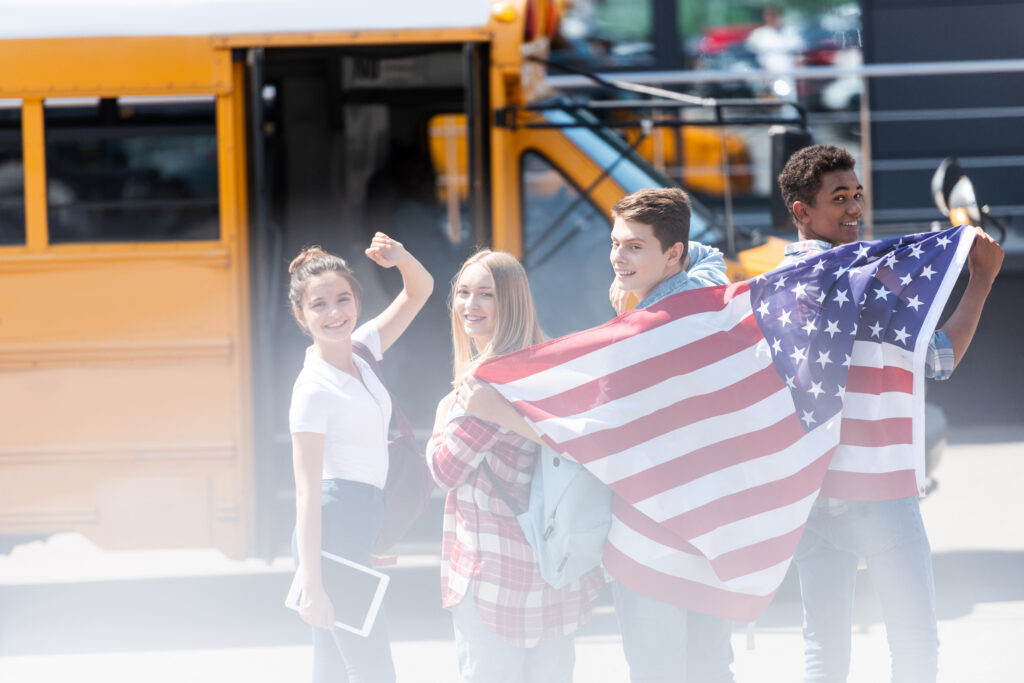 año escolar en Estados Unidos en colegio privado